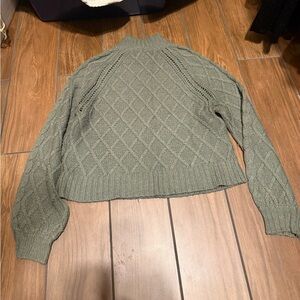 American Eagle Olive Green Knit